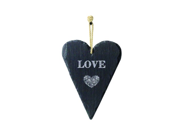 Welsh slate heart shaped hanging sign engraved with Thank You For Being Such An Important Part Of My Story